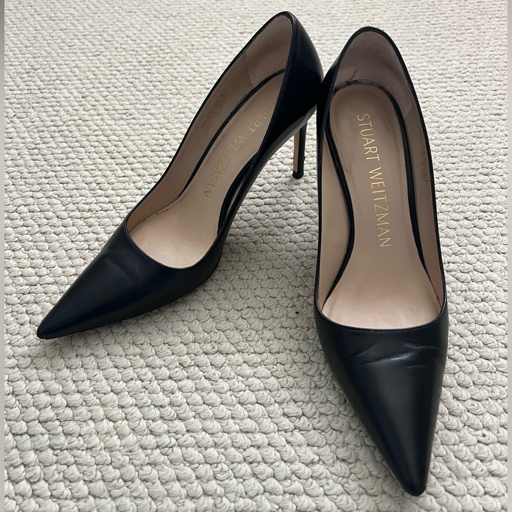 STUART WEITZMAN - Stuart 85 Leather Pumps 38